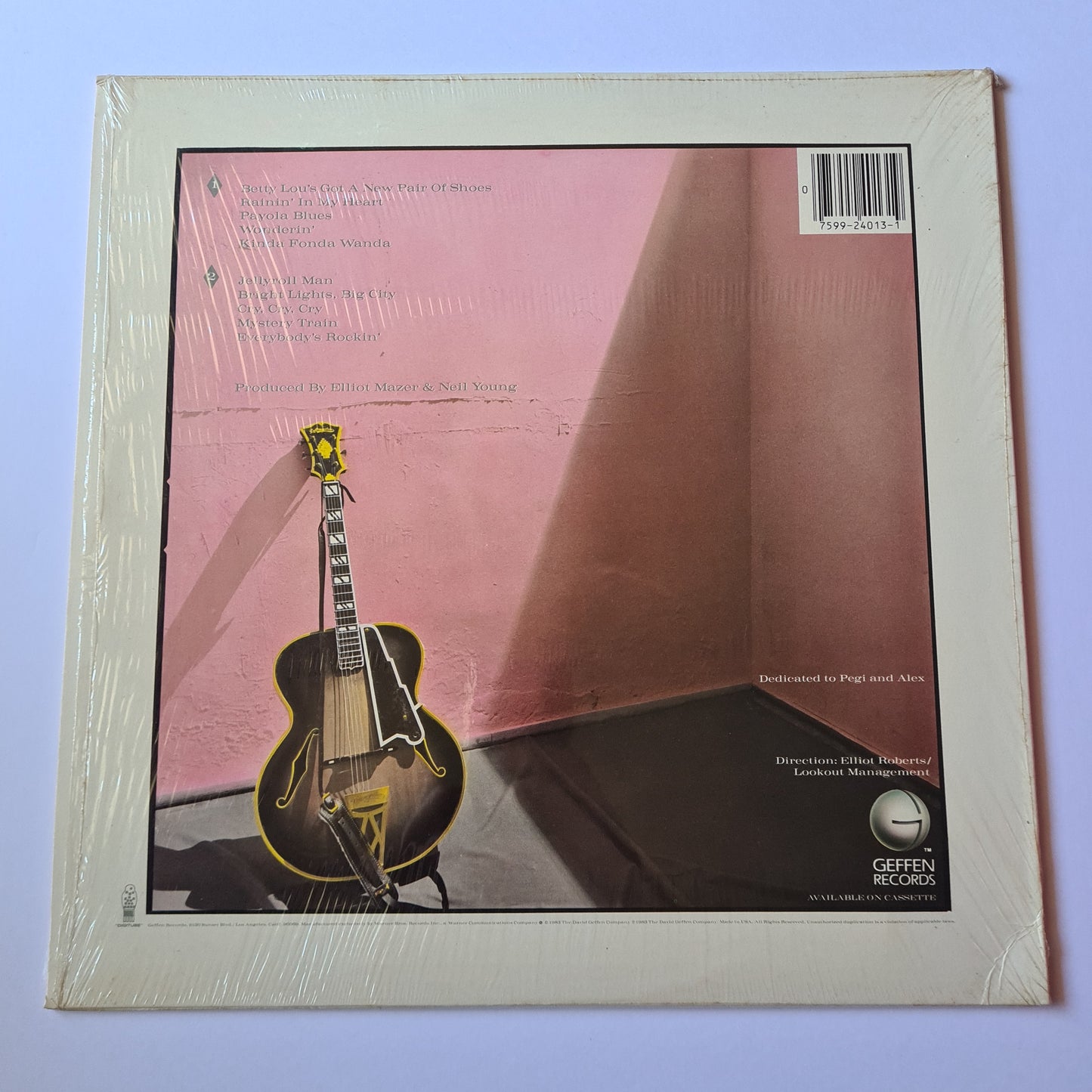 Neil Young – Everybody's Rockin' - 1983 - Vinyl Record LP - Sound Hound Records