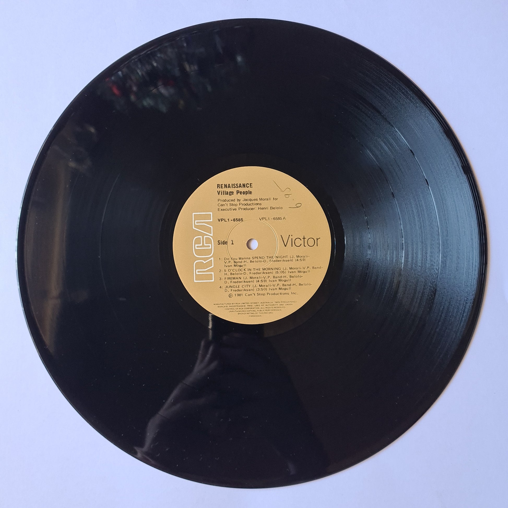 Village People – Renaissance - 1981 - Vinyl Record LP - Sound Hound Records