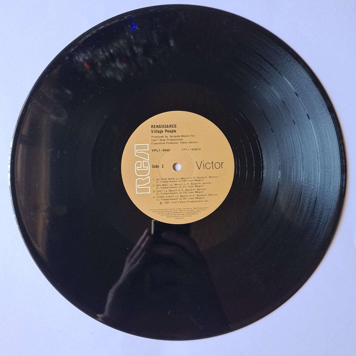 Village People – Renaissance - 1981 - Vinyl Record LP - Sound Hound Records