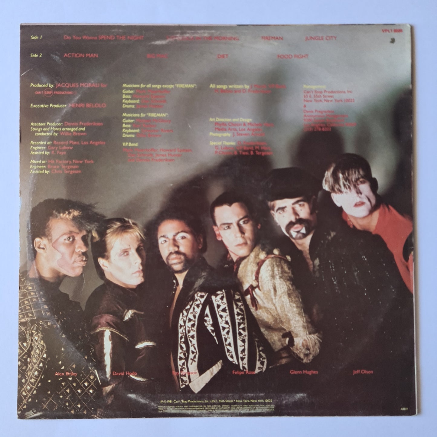 Village People – Renaissance - 1981 - Vinyl Record LP - Sound Hound Records